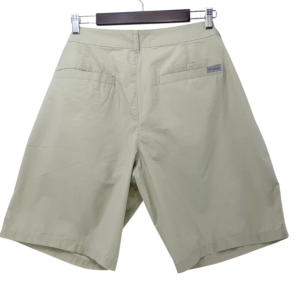 Columbia Shorts Mens 36 Tan Excellent‎ Cotton Poplin Hiking Casual AM4471 - Picture 3 of 9